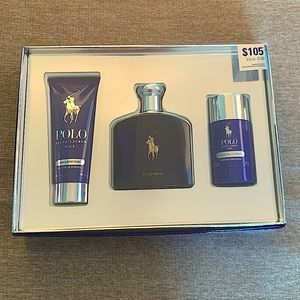 POLO Ralph Lauren Blue Men's 3-Pc. Gift Set